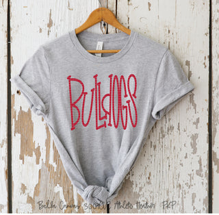 trendy  trending  team spirit  sweatshirt  spirit wear  screenprinted  screen printed  school spirit  school mascot  popular  pick your color  peachy keen prints  Mascots  Mascot  graphic tee  cute  customize  comfort colors  bulldogs