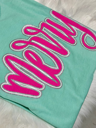 trending
pretty
Popular Christmas
popular
peachy keen prints
NEW
neutrals
Merry Little Christmas
Merry Christmas
cute
colorful
christmas colors
Christmas
mint green
silver glitter
glitter
bright pink
screenprinted
graphic tshirt
short sleeve tshirt
tshirt
Merry
very merry
trendy