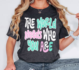 tshirt
trendy
trending
the world needs who you are
screenprinted
Positivity
popular
pink and mint ink
peachy keen prints
NEW
kindness
graphic tshirt
everyday
cute
graphic tee