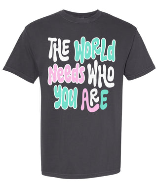 tshirt
trendy
trending
the world needs who you are
screenprinted
Positivity
popular
pink and mint ink
peachy keen prints
NEW
kindness
graphic tshirt
everyday
cute
graphic tee
