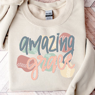 trendy  trending  Screen Printed Transfer  Screen Printed Design  Screen Printed  Screen Print Transfer  Screen Print Design  Sayings  Saying  ready to press  Phrases  Phrase  peachy keen prints  high heat  grounded in faith  Faith Screen Print Design  faith  cute  colorful  christian faith  boho pastels  amazing grace