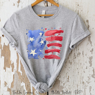 watercolor stars  watercolor print  watercolor  trendy  Summer screen printed design  stars and stripes  star  red White and blue  ready to press  peachy keen prints  patriotic statements  patriotic  original  Military  Independence  hand painted  god bless america  full color  Freedom  exclusive  DTF Transfer  DTF Printed Design  DTF  cute  blue star  american flag  american  America  4th of July