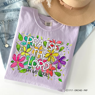 with daisies  watercolor faith  trendy  trending  Sayings  Saying  ready to press  pretty floral  praise the lord oh my soul  popular  Pink  Phrases  Phrase  peachy keen prints  pastels  Orange  hand drawn floral  hand drawn  Green  floral  faith  DTF Transfer  DTF Printed Transfer  DTF Printed Design  DTF Printed  DTF Print Transfer  DTF Print Design  DTF Print  DTF  daisies  cute  colorful  bright floral  blue
