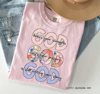 with daisies  watercolor faith  trendy  trending  Sayings  Saying  ready to press  pretty floral  popular  Pink  Phrases  Phrase  peachy keen prints  pastels  Orange  hand drawn floral  hand drawn  Green  floral  Faith faith floral  faith  DTF Transfer  DTF Printed Transfer  DTF Printed Design  DTF Printed  DTF Print Transfer  DTF Print Design  DTF Print  DTF  daisies  cute  colorful  christian faith  bright floral  blue  God knows your struggles  God Hears Your Prayers  God is still writing your story