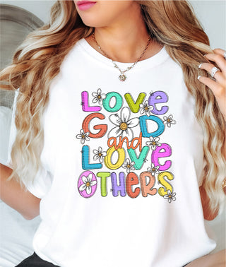 Love God and Love Others - DTF Transfer