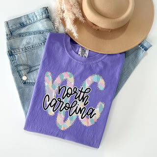 Yellow  trendy  trending  teal blue  teal  state design  ready to press  popular  Pink  peachy keen prints  pastels  Orange  hand drawn letters  hand drawn  Green  faux rhinestones  DTF Transfer  DTF Printed Transfer  DTF Printed Design  DTF Printed  DTF Print Transfer  DTF Print Design  DTF Print  DTF  cute  colorful  blue  north carolina