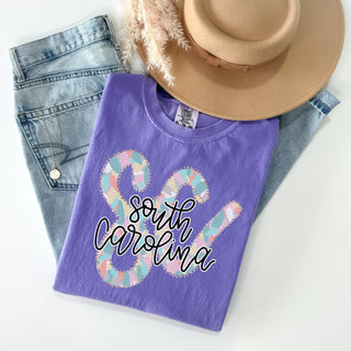 Yellow  trendy  trending  teal blue  teal  state design  ready to press  popular  Pink  peachy keen prints  pastels  Orange  hand drawn letters  hand drawn  Green  faux rhinestones  DTF Transfer  DTF Printed Transfer  DTF Printed Design  DTF Printed  DTF Print Transfer  DTF Print Design  DTF Print  DTF  cute  colorful  blue  south carolina