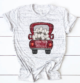 Cotton Pickin' Blessed - Vintage -SUBLIMATION TRANSFER