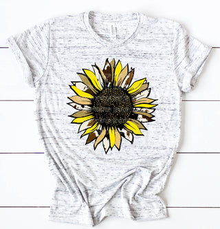 Cowhide - Cow Print Sunflower - SUBLIMATION TRANSFER