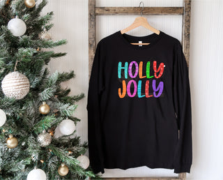 bright patterned letters, Christmas, colorful, cute, hand drawn, Happy Holidays, high heat, holly jolly, Merry Christmas, peachy keen prints, Phrase, Phrases, ready to press, Saying, Sayings, DTF, DTF Transfer, DTF, DTF Design, DTF Transfer