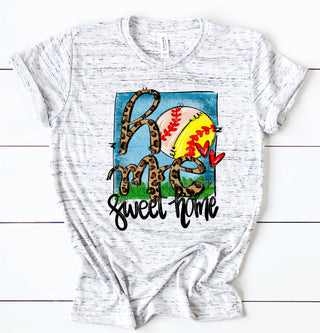 Softball and Baseball Combined - Home Sweet Home - SUBLIMATION TRANSFER