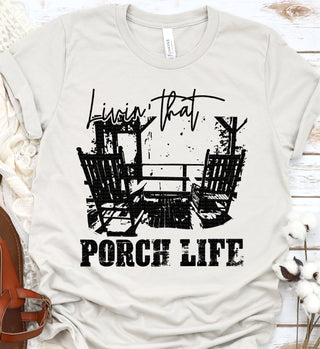 distressed  livin' the porch life  porch sitting  sunshine  sun  Screen Printed Design  Screen Printed  Screen Print Transfer  Sayings  Saying  Rural Life  PKP  Phrases  Phrase  peachy keen prints  low heat  life in the country  Farmhouse style  Farmhouse  Farm Screen Print Transfer  Farm Life  Farm Girl  cute farm  cute  country girl  country  Black  #farmgirl peachy keen prints ready to press black screen print transfer