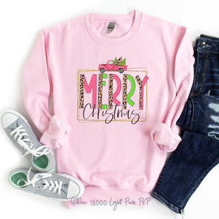Christmas, classic, colorful, cute, Happy Holidays, high heat, leopard print, Merry and Bright, Merry Christmas, peachy keen prints, Phrase, Phrases, pink, pink and green, Popular Christmas, pretty, ready to press, Saying, Sayings, DTF, DTF Transfer, DTF, DTF Design, DTF Transfer, sketched trees, split letters with leopard print, Transfer, Tree, trending, trendy