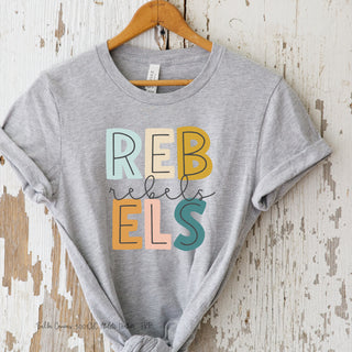 REBELS Mascot -BOHO Colors - DTF Transfer