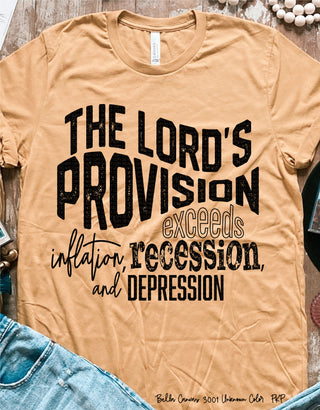 The Lord's Provision EXCEEDS