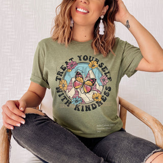 Treat Yourself with Kindness - Butterfly - Retro/Vintage - HIGH HEAT